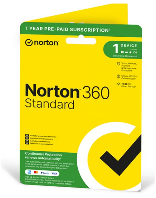 Norton 360 Security 1 Bruger